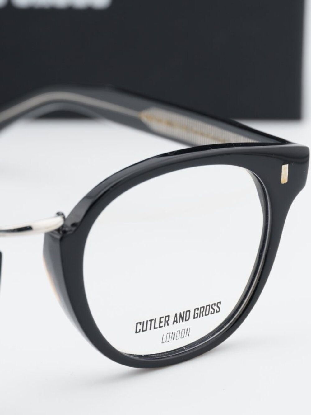 Cutler and Gross CG1336 004 Round Eyeglasses - Black 50mm - Picture 5 of 9